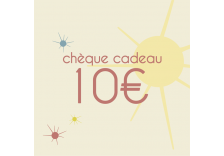 Chèque cadeaux de 10 Euros