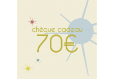 Chèque cadeaux de 70 Euros